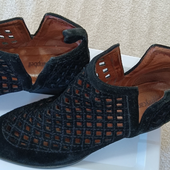 CLEARANCE SALE!!  Jeffrey Campbell Black Cutout Ankle Booties - Picture 4 of 6